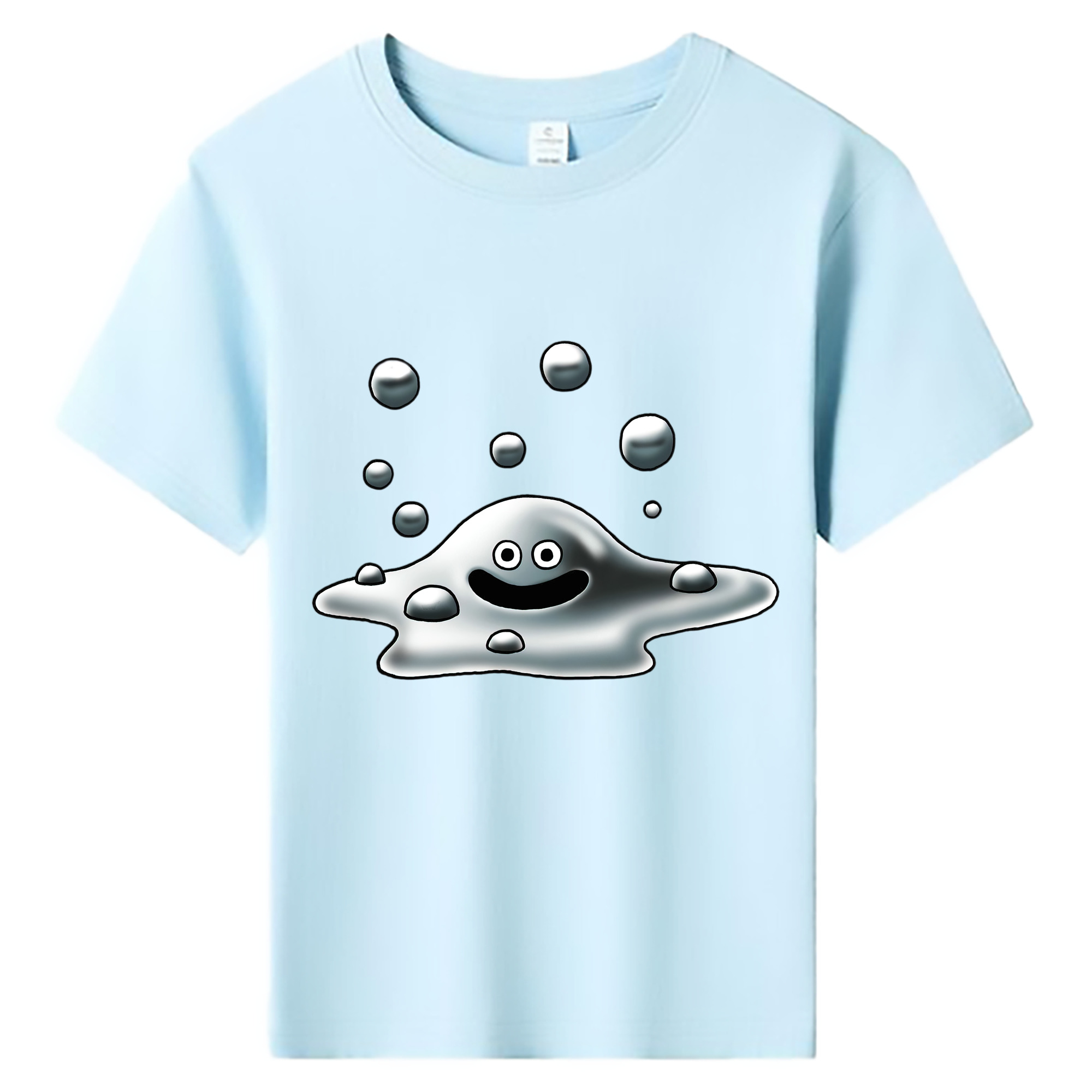 （画像用） ドラゴンクエスト Doragon Kuesuto Dragon Quest 綿100％キッズTシャツ（フロントプリント）